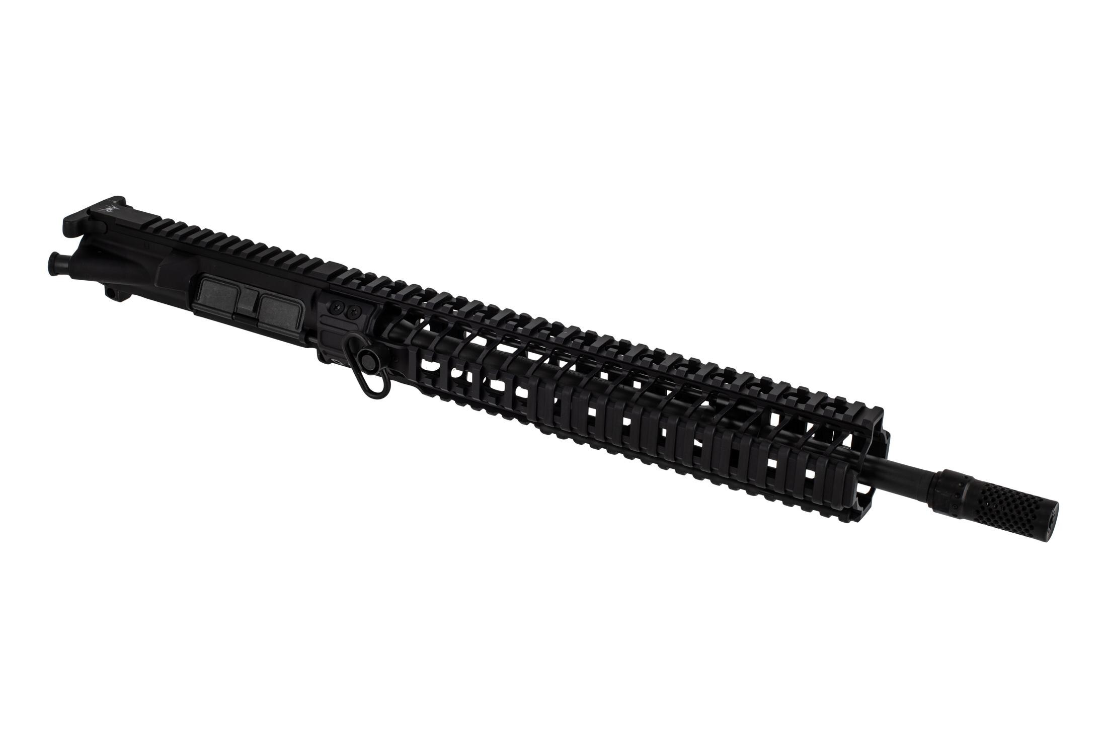 Spike's Tactical 14.5" 5.56 NATO Complete AR-15 Upper Receiver - 12" SAR3 Quad Rail/Dynacomp Brake